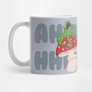 Screaming Mushroom Frog Mug